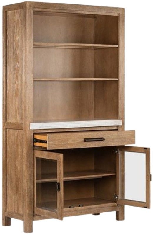 Magnussen Home® Plum Creek Sierra Brown Display Cabinet-2