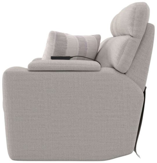 Catnapper® Sanctuary Chalk/Winter Power Reclining Sofa with Drop Down Table-4