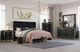 New Classic® Home Furnishings Huxley 4-Piece Black Queen Panel Bedroom Set-1