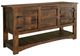 International Furniture Direct Mezcal Brown Sofa Table-0