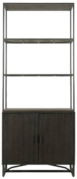Moe's Home Collection Sierra Black Bookshelf-1