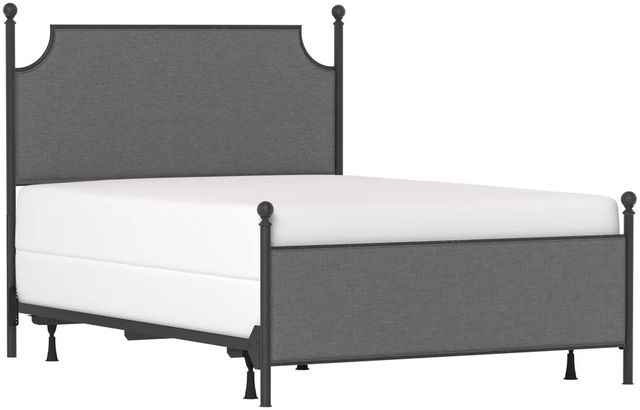 HH2 Home McArthur Gray/Matte Black Queen Panel Bed-0