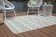 Signature Design by Ashley® Kierick Green/Cream 5'x7' Medium Area Rug-3