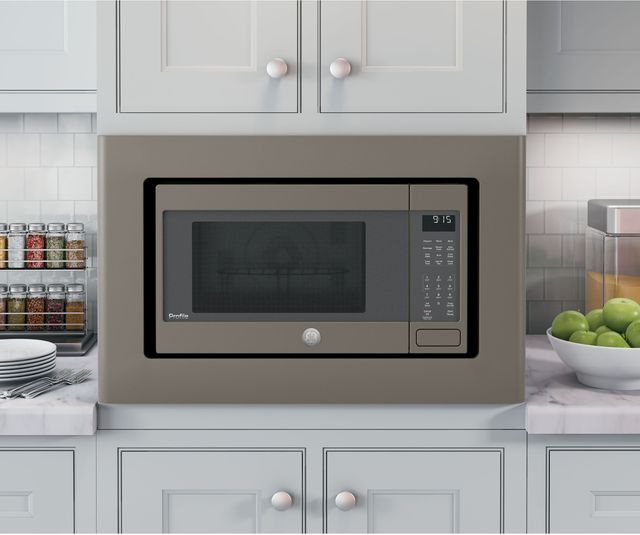 GE® 27" Slate Built In Microwave Trim-1