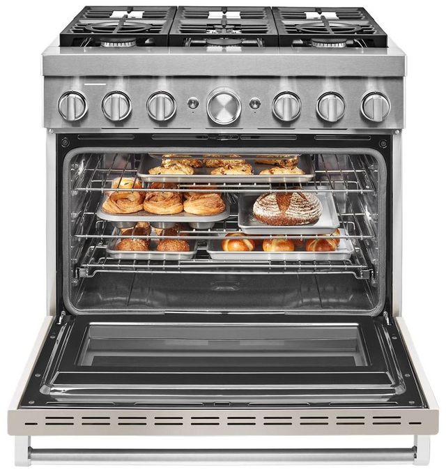 KitchenAid® 36" Milkshake Pro Style Dual Fuel Range-2