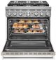 KitchenAid® 36" Milkshake Pro Style Dual Fuel Range-2
