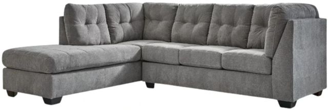 Signature Design by Ashley® Marelton 2-Piece Gray Left-Arm Facing Sectional and Chaise-0