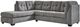 Signature Design by Ashley® Marelton 2-Piece Gray Left-Arm Facing Sectional and Chaise-2