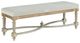 Century® Corbett Aged Sage Green/Taupe Bench-0