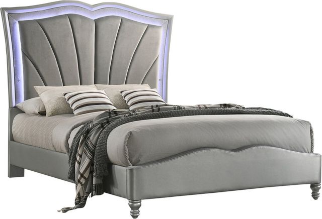 Coaster® Bowfield Grey Queen Bed-0