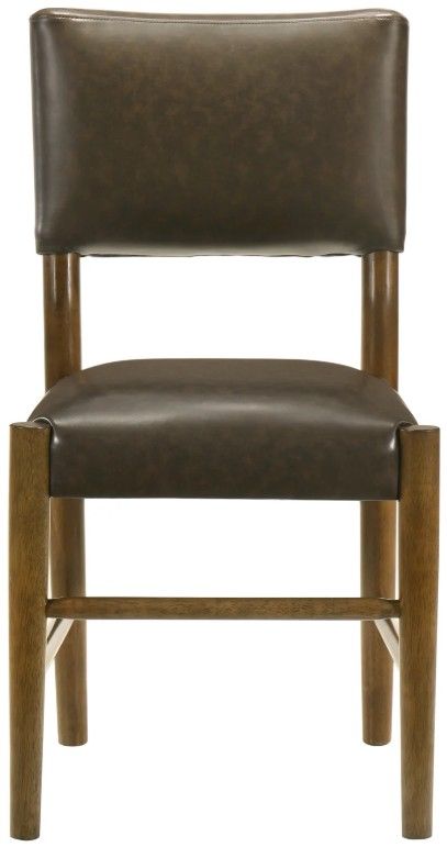 Armen Living Bennet 5-Piece Brown/Oak Dining Set-4