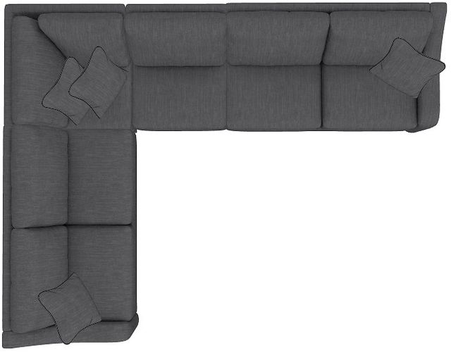 La-Z-Boy® Charlie Navy Sectional with Custom Layout Options-4