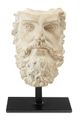 Currey & Company Aged Beige/Black Head of Zeus Sculpture-0