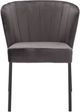 Zuo® Modern Aimee 2-Piece Black/Gray Dining Side Chair Set-1
