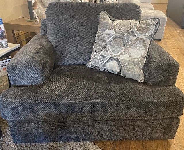 Karinne Smoke Oversized Chair - DISCONTINUED-0