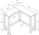 Monarch Specialties Inc. Espresso 36" Corner Console Table-2