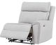 Signature Design by Ashley® Social Pointe 5-Piece Ash/Pearl Power Reclining Curved Sectional-4