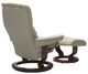 Stressless® by Ekornes® Customizable Mayfair Large Manual Recliner and Ottoman with Classic Base-3