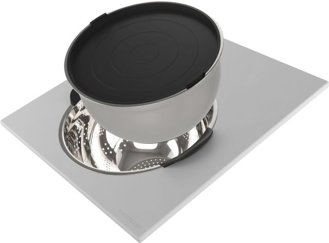 The Galley® Exclusive Gray Resin Dual Tier Bowl & Colander-0