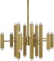 Four Hands Vesta Burnished Brass Chandelier-2