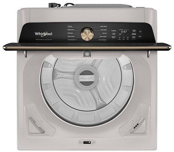 Whirlpool® 6.0 - 6.1 Cu. Ft. Fresh Linen Smart Top Load Washer with The Removable Agitator-1
