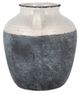 A & B Home Gray/White 7" Flower Vase -4