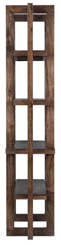 Classic Home Sydney Bark Brown Bookcase-3