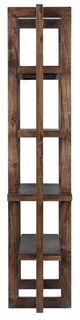 Classic Home Sydney Bark Brown Bookcase-3
