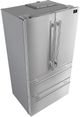 FORNO® Alta Qualita 36" 19.2 Cu. Ft. Stainless Steel Counter Depth French Door Refrigerator-1