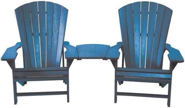 C.R. Plastics Blue Arm Table-2