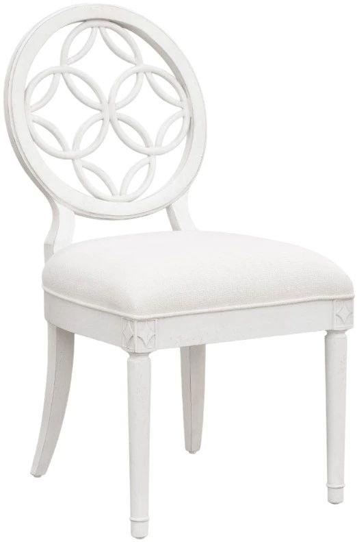 Hooker® Furniture Melange Brynlee Lindy Snow/White Side Chair-0