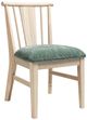 Intercon West End Natural/Sage Green Spindle Splat Side Chair-0