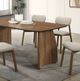 Furniture of America® Alnwick Walnut/Beige Dining Table-4