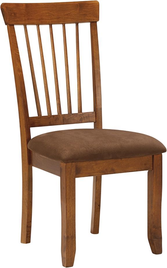 Ashley® Berringer 2-Piece Rustic Brown Dining Upholstered Side Chair Set-0