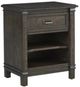 American Woodcrafters Farmwood Whiskey Barrell 2-Drawer Nightstand-0