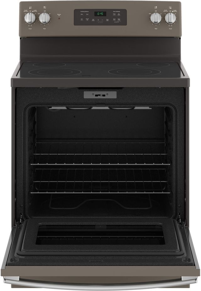 GE® 30" Slate Free Standing Electric Range-1