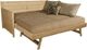 Kodiak Furniture Marisa Taxi Woodsmoke/Weathered White Twin Daybed with Mattress and Pop Up -0