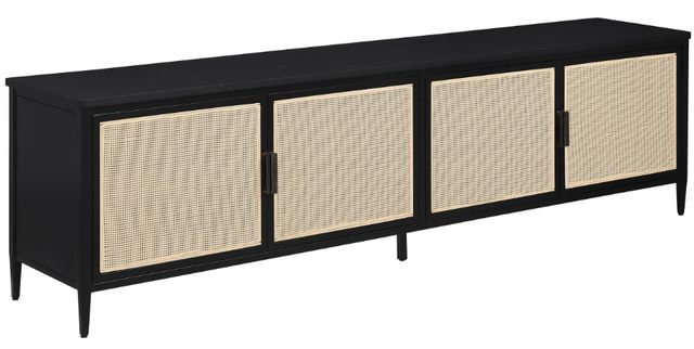 Coaster® Amherst 78" Black TV Stand-0