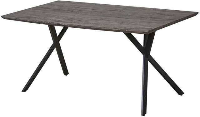 Mazin Furniture Memphis 7-Piece Black/Dark Gray Dining Set-0