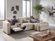 Bassett® Furniture Beckham Motion Gellar Linen 3pc Modular Sectional-1