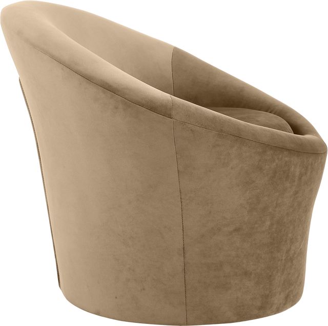 Meridian Furniture Tristan Beige Velvet Upholstered Accent Chair-2