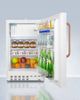 Accucold® 2.7 Cu. Ft. White Built-in Refrigerator/Freezer-2