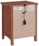 Whittier Wood® Furniture McKenzie Glazed Antique Cherry 3-Drawer Nightstand-3