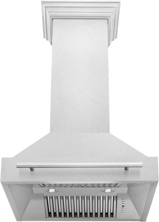ZLINE 30" Satin Stainless Steel Wall Mounted Range Hood-3