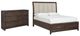 Signature Design by Ashley® Brueban 2-Piece Brown Queen Storage Panel Bed Set-0