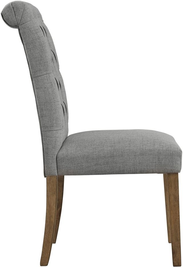 Signature Design by Ashley® Harvina 2-Piece Gray Dining Chair Set-4