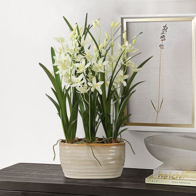 Uttermost® Ariana Orchid White Planter-1