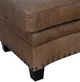 Luke Home Bennett Customizable Leather Storage Ottoman-1