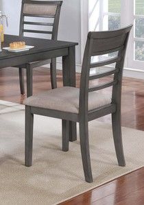 Mazin Furniture Dahlia 5 Piece gray Oak Dinette Set-2