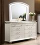 Furniture of America® Maddie Pearl White Dresser-1